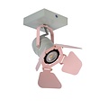 Spot de plafond inclinable et cool rose hanche GU10