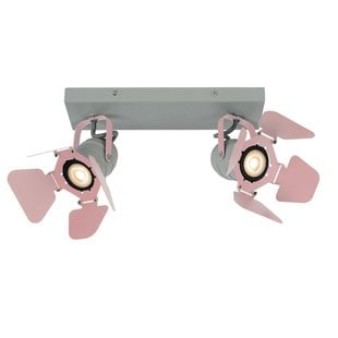 Cool tiltable hip pink ceiling spot GU10