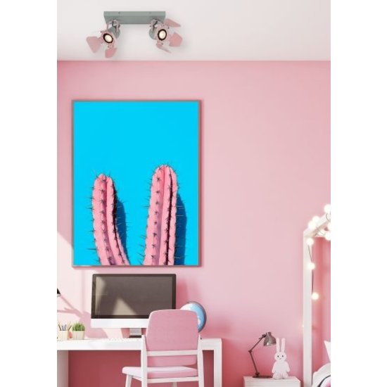 Cool tiltable hip pink ceiling spot GU10