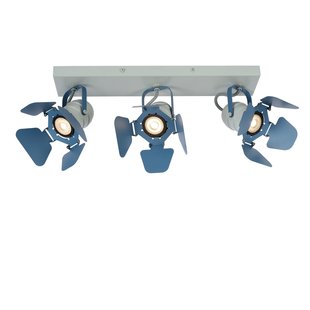 Hip and cool tiltable blue ceiling spot GU10