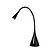 Lámpara de escritorio flexible negra diseño simple 20 cm LED DIM 4W 3000K