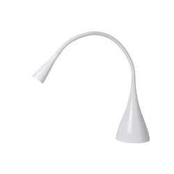 Lampe de bureau design simple blanche et flexible 20 cm LED DIM 4W 3000K