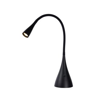 Flexible matte black desk lamp LED dimmable 4W 3000K 3 positions