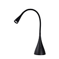 Flexible mattschwarze Schreibtischlampe LED dimmbar 4W 3000K 3 Positionen
