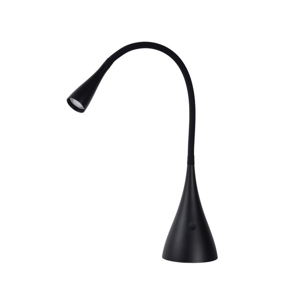 Flexible mattschwarze Schreibtischlampe LED dimmbar 4W 3000K 3 Positionen