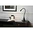 Flexible matte black desk lamp LED dimmable 4W 3000K 3 positions