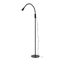 Flexible schwarze Leselampe einfaches Design LED DIM 4W 3000K 3 StepDim
