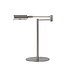 Modern timeless desk lamp 20 cm LED DIM 9W 3000K matt chrome