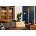 Sleek and versatile matt gold/brass reading lamp 25.4 cm LED DIM 3000K