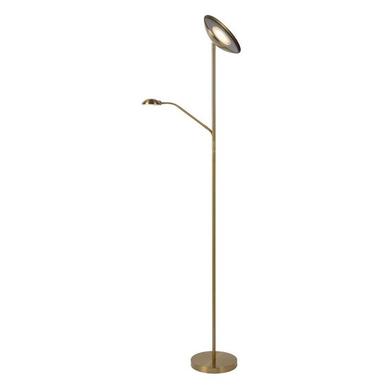 Sleek and versatile matt gold/brass reading lamp 25.4 cm LED DIM 3000K