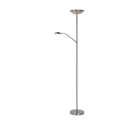 Lámpara de lectura polivalente y elegante cromo mate 25,4 cm LED DIM 3000K