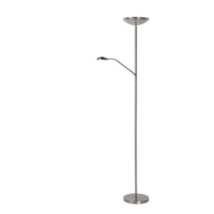 Mat chrome veelzijdige en strakke leeslamp 25,4 cm LED DIM 3000K