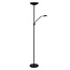 Elegante schwarze und vielseitige Leselampe 25,4 cm LED DIM 3000K