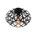 Schwarze industrielle, lebhafte, elegante Deckenlampe 30 cm E27