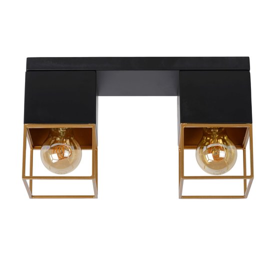 Dezente schwarze elegante Deckenlampe E27