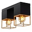 Subtle black elegant ceiling lamp E27