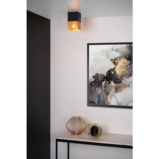 Cubic black fun ceiling lamp E27