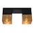 Black cube-shaped fun ceiling lamp E27