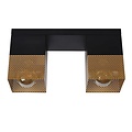 Black cube-shaped fun ceiling lamp E27