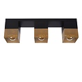Black and fun cube-shaped ceiling lamp E27