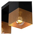 Black and fun cube-shaped ceiling lamp E27