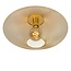 Spherical matt gold/brass vintage ceiling lamp 45 cm E27