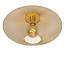 Spherical matte gold/brass vintage ceiling lamp 45 cm E27
