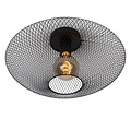 Vintage spherical ceiling lamp 45 cm E27 black