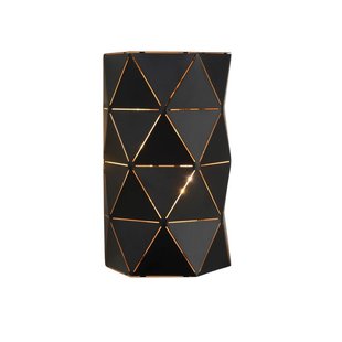 Contemporary and modern black wall lamp E14