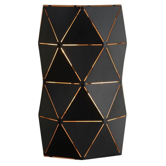 Eigentijds en modern zwart wandlamp E14