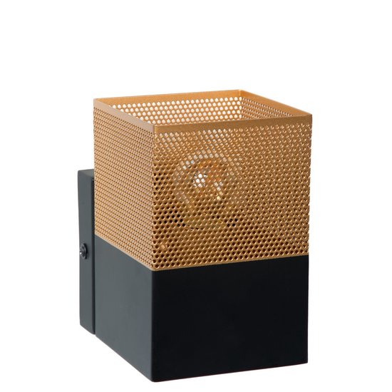 Esthetisch modern zwarte wandlamp E27