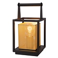 Warm black with gold table lamp E27
