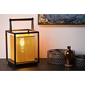 Warm black with gold table lamp E27