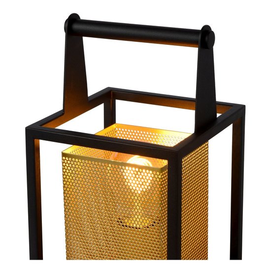 Warm black with gold table lamp E27