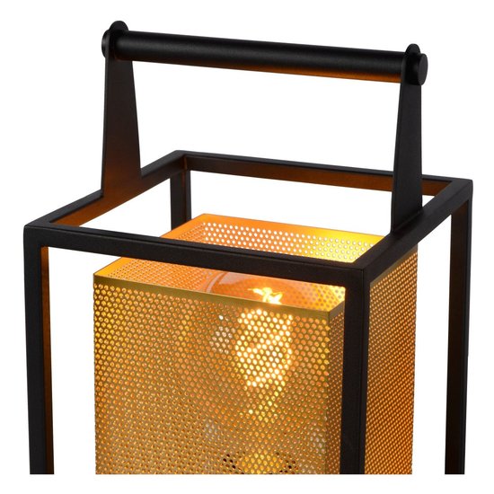 Warm black with gold table lamp E27