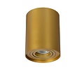 Einfacher Deckenspot in mattem Gold/Messing 9,6 cm GU10