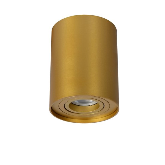 Einfacher Deckenspot in mattem Gold/Messing 9,6 cm GU10