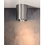 Simple matt chrome ceiling spotlight 9.6 cm GU10