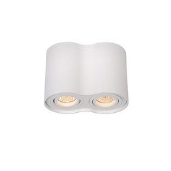 Spot de plafond simple 2x GU10 blanc