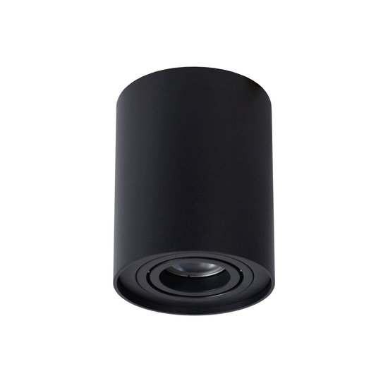 Simple black ceiling spot 9.6 cm GU10