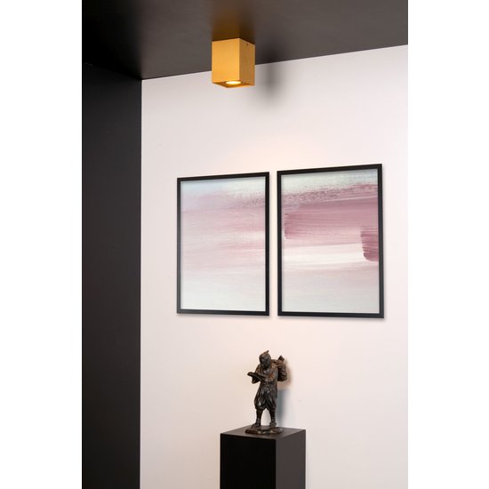 Simple ceiling spot GU10 matt gold/brass