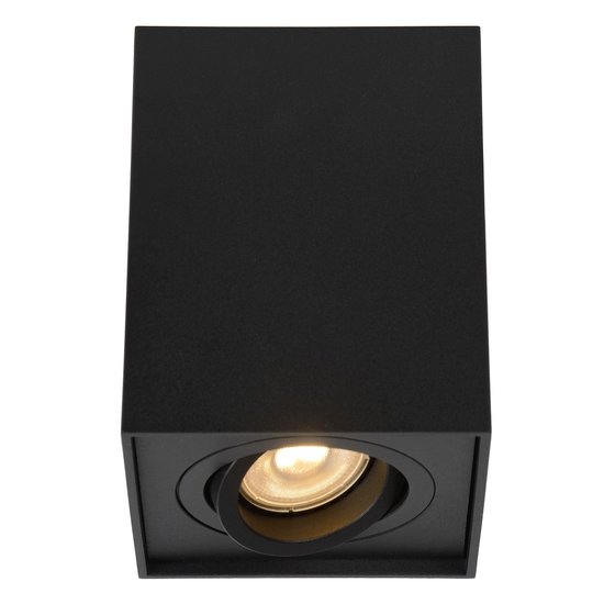 Spot plafond simple noir GU10