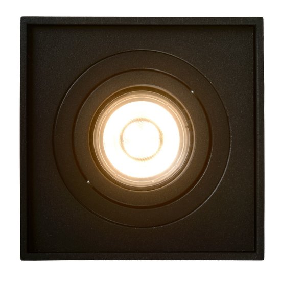 Spot plafond simple noir GU10