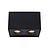 Spot de plafond simple GU10 noir