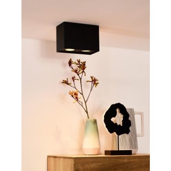 Foco de techo simple GU10 negro