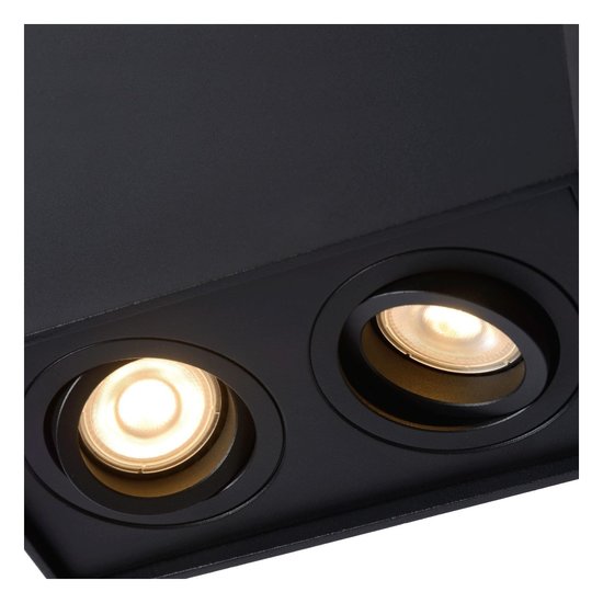 Simple ceiling spot GU10 black