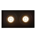 Spot de plafond simple GU10 noir