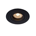 Practical and modern black recessed spot 9.2 cm GU10
