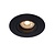 Practical and modern black recessed spot 9.2 cm GU10
