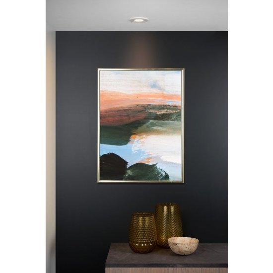 Foco empotrable moderno y práctico blanco 9 cm GU10